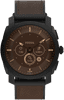 Fossil Gen 6 Hybrid Zwart/Bruin 45mm