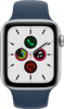 Apple Watch SE 44mm Silver Aluminum Abyss Blue Sport Band