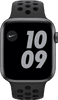 Apple Watch Nike SE 4G 44mm Space Grey Aluminium Zwarte Sportband
