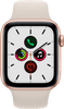Apple Watch SE 40mm Roségoud Aluminium Crème Sportband