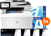 HP Color LaserJet Pro MFP M479fdw + 1 Extra Set Toner Cartridges + 2500 Sheets A4 Paper
