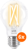 WiZ Smart Filament Light Standard 6-pack - Warm to Cool White Light - E27