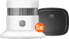 KlikAanKlikUit Smoke Detector ZSDR-850 (3 years) 5-Pack + Smart Bridge