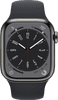 Apple Watch Series 8 4G 41mm Graphite Stainless Steel Midnight Sport Band