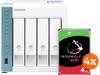 QNAP TS-431P3-4G + 16TB Pro (4x 4TB)