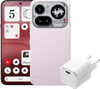Nothing Phone (4a) Pro 256GB Pink 5G + BlueBuilt Charger with USB-C Port 45W White
