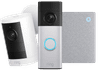 Ring Outdoor Camera Batterij 2e Generatie Wit + Battery Video Doorbell 2K Plus + Chime 3e Generatie