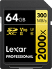 Lexar Professional SDXC 2000x GOLD 64GB 260MB/s