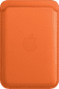 Apple Leather Card Wallet for iPhone with MagSafe Orange