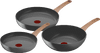 Tefal Renew Ceramic Frying Pan Set 24cm + 28cm + Wok 28cm