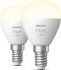 Philips Hue Kogellamp White E14 Duo pack
