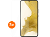 BlueBuilt Samsung Galaxy S22 Plus Screenprotector Glass Trio Pack