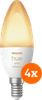 Philips Hue Kaarslamp White Ambiance E14 4-Pack