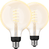 Philips Hue Filament White Ambiance Globe XL 2-pack