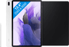 Samsung Galaxy Tab S7 FE 128GB WiFi Silver + Book Case Black