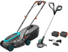 Gardena PowerMax 32/18V P4A Set incl. 4,0 Ah Accu + Gardena SmallCut 23/18V P4A (zonder accu) + Gardena PBA 18V/72 P4A 4 Ah