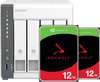 QNAP TS-433-4G + Seagate Ironwolf 12TB Duo Pack