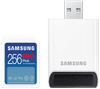 Samsung SDXC PRO Plus 256GB 180MB/s  + USB lezer