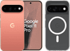 Google Pixel 11 Pro 256GB Oranje 5G + BlueBuilt Back Cover Transparant