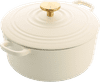 BK Bourgogne Braadpan 24 cm Cream White