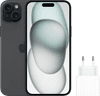 Apple iPhone 15 Plus 128GB Zwart + Apple Snellader