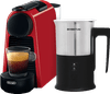 Magimix Nespresso Essenza Mini Red + Milk Frother