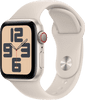 Apple Watch SE (2022) 4G 40mm Starlight Aluminium Sportband S/M