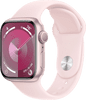 Apple Watch Series 9 41mm Roze Aluminium Sportband S/M
