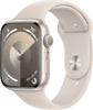 Apple Watch Series 9 45mm Starlight Aluminum Sport Band M/L