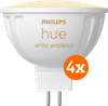 Philips Hue Spot White Ambiance MR16 4-pack