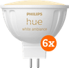 Philips Hue Spot White Ambiance MR16 6-pack