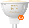 Philips Hue Spot White Ambiance MR16 12-pack