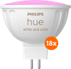 Philips Hue Spot White and Color MR16 18-pack