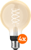 Philips Hue Filamentlamp White Globe E27 4-pack
