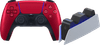 Sony Playstation 5 DualSense Draadloze Controller Volcanic Red + BlueBuilt oplaadstation