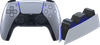 Sony Playstation 5 DualSense Draadloze Controller SterlingSilver + BlueBuilt oplaadstation