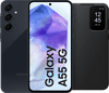 Samsung Galaxy A55 256GB Donkerblauw 5G + Smart View Book Case Zwart