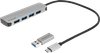 BlueBuilt 4-Port USB-A/C 3.0 Hub