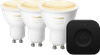 Philips Hue White Ambiance GU10 3-Pack + Bridge Pro Startpakket