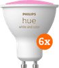 Philips Hue White and Color GU10 6-pack