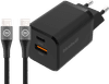 BlueBuilt Fast Charger with 2 USB Ports 38W + USB-C Cable 1.5m