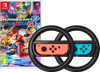 Mario Kart 8 Deluxe + BlueBuilt Steering Wheels for Nintendo Switch