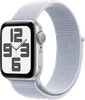Apple Watch SE 2024 40mm Zilver Sport Loop