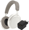 Sennheiser Momentum 4 Wireless Wit + BlueBuilt Quick Charge Oplader met Usb A Poort 18W