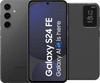 Samsung Galaxy S24 FE 128GB Grijs 5G + Clear View Book Case Zwart