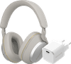 Bowers & Wilkins Px7 S2e Grijs + BlueBuilt Power Delivery Oplader met Usb C Poort 20W Wit