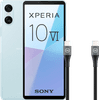 Sony Xperia 10 VI 128GB Blue 5G + BlueBuilt USB-C Cable 1.5m Nylon Black