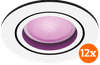 Philips Hue Centura inbouwspot White and Color - rond - Wit - 12-pack