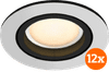 Philips Hue Milliskin inbouwspot White Ambiance - rond - Aluminium - 12-pack