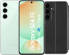 Samsung Galaxy S24 FE 256GB Groen 5G + BlueBuilt Book Case Leer Zwart